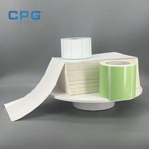 Etiqueta Térmica Directa Impermeable al por Mayor de 100x150mm (4x6 Pulgadas) y 130gsm para Envío de Comercio Electrónico, Tipo Fanfold - Product Image 1