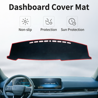 Für Ford Territory 2022-2024 Auto Mittelkonsole Armaturenbrett-Abdeckung Sonnenschutzmatte und Rutschfeste Sicherheits-Fahrmatte