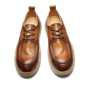 Suministro de fábrica, <span class=keywords><strong>zapatos</strong></span> Lofer de lujo de cuero genuino <span class=keywords><strong>para</strong></span> <span class=keywords><strong>hombres</strong></span>, <span class=keywords><strong>botines</strong></span> informales <span class=keywords><strong>para</strong></span> verano e invierno, <span class=keywords><strong>tipo</strong></span> de cierre con cordones - Product Image 2