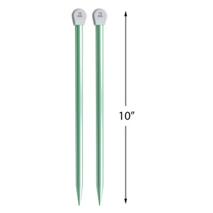 75301 2Pcs Nhôm Đan Crochet Kim Thiết Lập Duy Nhất Chỉ Đan Kim Trong 9 Kích Cỡ Khác Nhau Thẳng Đan Kim - Product Image 2