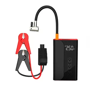 Bán Nóng 12V 10400Mah LED Light LCD Hiển Thị Xe Jumpstarter Lốp Inflators Dual USB Điện Thoại Di Động Sạc Thiết Bị Nhảy Khởi Động