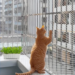Clôture de protection extérieure en nylon et HDPE renforcée par fil métallique, idéale pour plantes, animaux domestiques (chats et chiens) – Vente chaude directe usine - Product Image 1