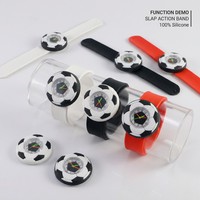 Reloj de Pulsera Deportivo de Silicona y PVC con Diseño de Dinosaurio y Fútbol, Ideal como Premio Escolar