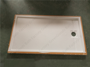 Pomme de douche carrée blanc, à rainure d'angle, <span class=keywords><strong>plan</strong></span> de douche - Product Image 4