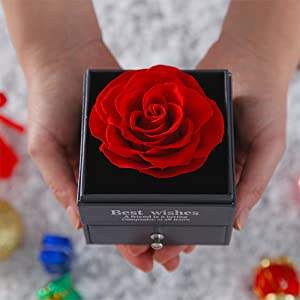 Bestseller Rosa Eterna Preservata con Collana in Confezione Regalo per Fidanzata - Product Image 2