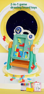 Mini kurulu standı çizim oyuncaklar Doodle kuru silme kitaplar çocuk şövale katlanabilir sıcak satış çocuklar boyama yazma katlanabilir - Product Image 2