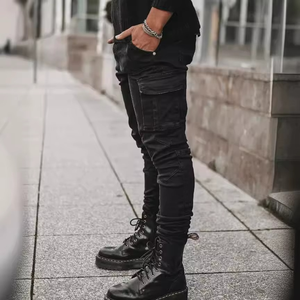 Pantalones Vaqueros de Moda para Hombre 2026, Estilo Urbano, Ajustados, con Bolsillos Laterales, Casuales - Product Image 4
