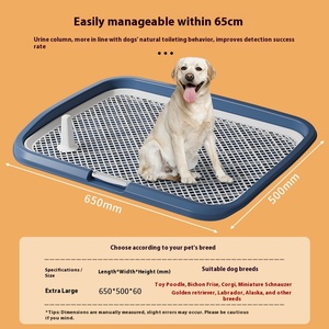 Vasino per cani Extra Large pareti con lati alti Anti schizzi a prova di perdite supporto per imbottitura per cuccioli di razza media piccola - Product Image 2