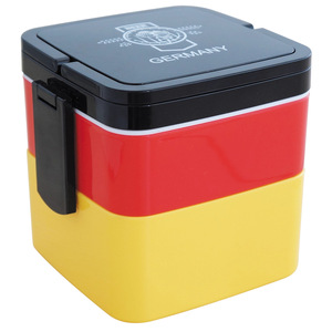 Square Plastic <b>Lunch</b> <b>Box</b> Single Layer With Handle Student Bento <b>Box</b> Green Lid Food Storage Container For Children - Product Image 4