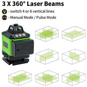 Niveau Laser de Ligne <span class=keywords><strong>Autonivelant</strong></span> de Qualité Industrielle OEM avec Double Module Laser, Base Magnétique Flexible, 360 Degrés et 16 Lignes - Product Image 5