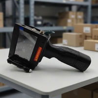 Imprimante codeuse jet d'encre sans fil portable à passage unique à solvant écologique pour l'impression industrielle de précision