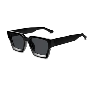 Lunettes de soleil vintage rétro personnalisées avec logo pour hommes et femmes, monture carrée de marque, verres orange, monture rectangulaire, lunettes de soleil tendance - Product Image 5