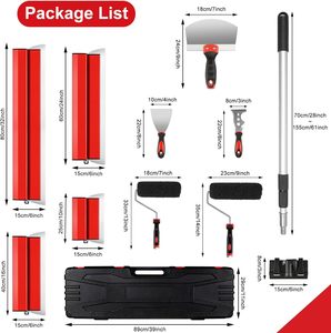 Outil <span class=keywords><strong>de</strong></span> plâtrage <span class=keywords><strong>de</strong></span> qualité industrielle <span class=keywords><strong>pour</strong></span> le bricolage, lame <span class=keywords><strong>de</strong></span> raclage en acier inoxydable avec manche en plastique, spatule <span class=keywords><strong>pour</strong></span> le lissage et l'application <span class=keywords><strong>de</strong></span> mastic - Product Image 2