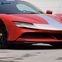 Kit de carrosserie de décoration de pare-chocs avant en fibre de carbone sèche 3K de haute qualité, style OEM modifié, pour Ferrari SF90, kit de turbulences populaire