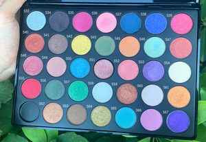 مستحضرات التجميل عالية الصباغ طويلة الأمد نباتي خاص 180 لون ماتي عينيه لوحة - Product Image 5