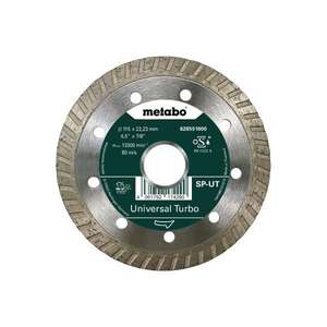 METABO-Disco de corte de diamante 628554000-EAN 4061792174320 CUCHILLAS Y DISCOS DE CORTE CUCHILLAS DE DIAMANTE - Product Image 1
