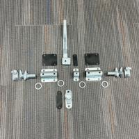 Ensemble de verrous de porte de conteneur en acier forgé galvanisé à chaud de 34 mm, certifié CE/ISO 9001 pour conteneurs maritimes High Cube