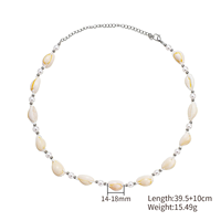 Nouveau Collier Unisexe Sportif en Coquillage Étoile de Mer et Perles, Design Tendance et Polyvalent, Style Plage et Vacances