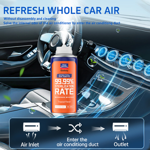 Purificateur d'air intérieur de voiture antibactérien et désodorisant en spray pour animaux domestiques, éliminateur d'odeurs, parfum tropical - Product Image 3