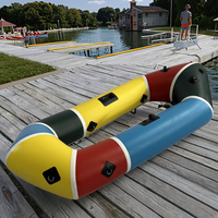 Radeau gonflable de paquet de matériel de PVC de bateau d'aviron de kayak simple de Offre Spéciale pour la dérive et l'activité extérieure de pêche
