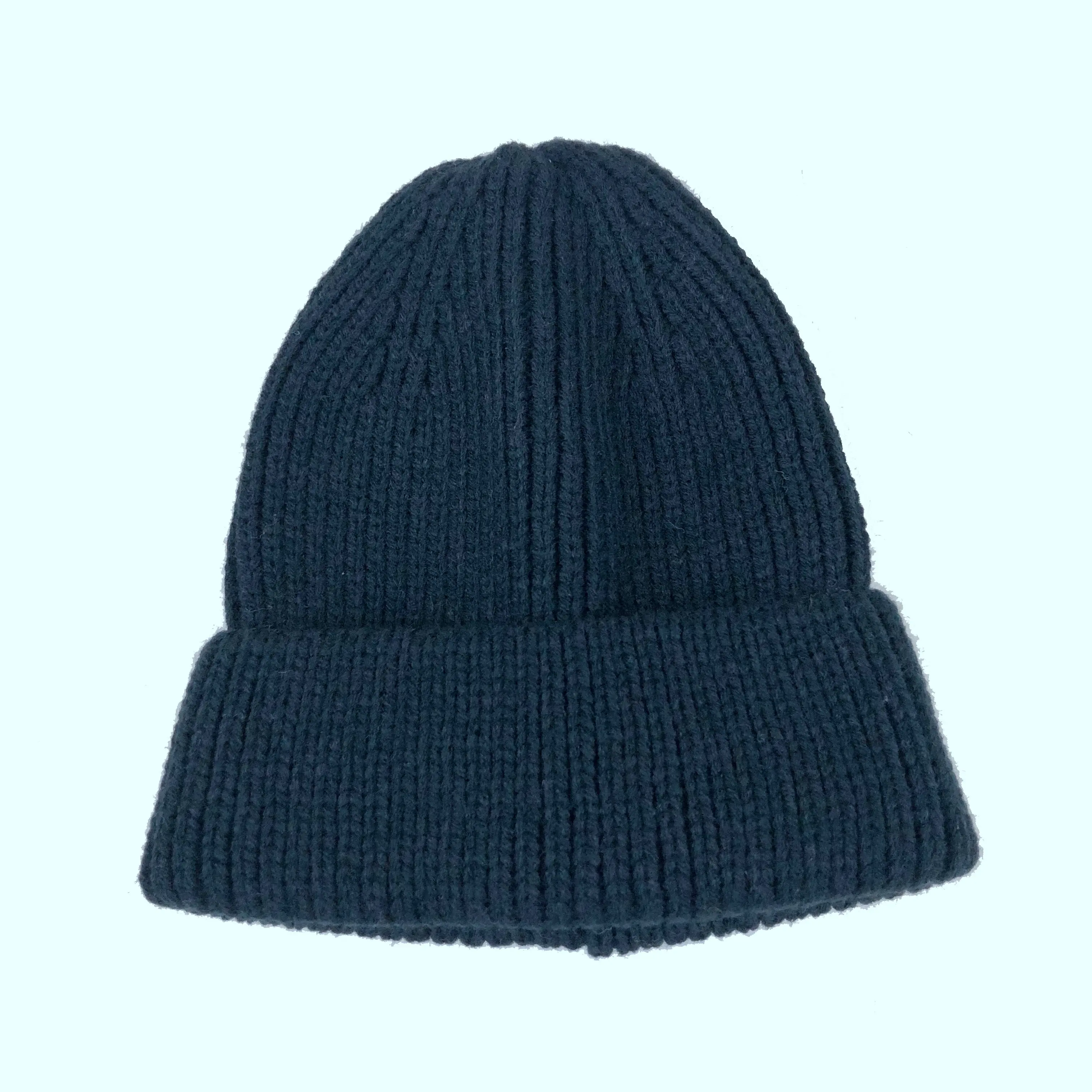 performance Wholesale Custom Beanie Hat Soft Texture Warm Thick Knit Hat