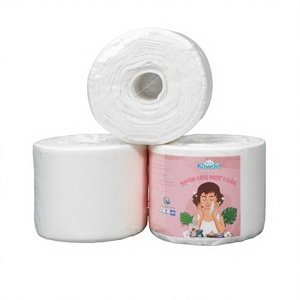 ผ้าเช็ดหน้าแบบใช้แล้วทิ้งสำหรับสปาความงาม ลายคาวาอี้ ขนาด 20x20 ซม. 80 แผ่น กระดาษเช็ดทำความสะอาดสุขอนามัย สำหรับร้านเสริมสวยมืออาชีพ - Product Image 1
