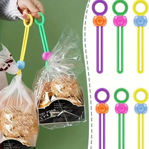 Zenidoo Attaches de scellage pour sacs alimentaires en TPE avec boucle à anneau de traction – Cordes multifonctionnelles pour la fixation et l'attachage de collations 16,2 cm 20g - Product Image 6