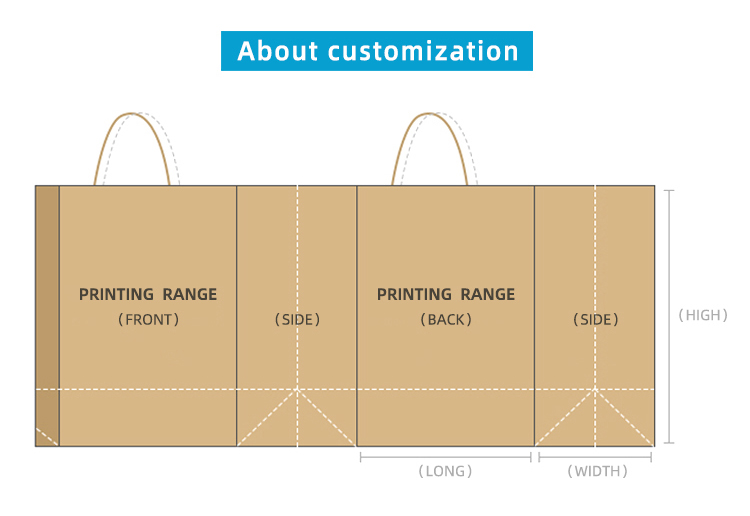 Wholesale Printing Custom Art Paper Glossy White Paper Shopping Bag With Logo