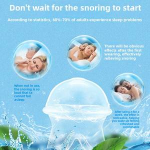 Dispositif <span class=keywords><strong>anti</strong></span>-<span class=keywords><strong>ronflement</strong></span> en silicone de qualité médicale pour adultes - Soins de santé certifiés ISO, bande <span class=keywords><strong>anti</strong></span>-<span class=keywords><strong>ronflement</strong></span>, améliore instantanément le sommeil - Product Image 2