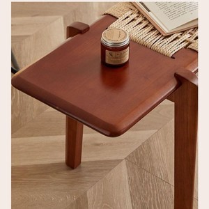 Solid Wood Long <b>Bench</b> With Rope Weaving Handmade For Bedroom <b>Entryway</b> Shoe Changing - Product Image 2