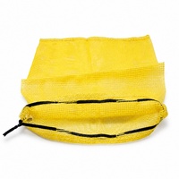 Sac en filet PP avec cordon de serrage pour oignons et pommes de terre, sac à légumes ventilé, couleur personnalisée, vente en gros