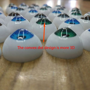 Di alta qualità 12mm 16mm 22mm grande giocattolo di plastica realistica occhi di Halloween orsi bambola bulbi oculari per peluche di peluche - Product Image 6