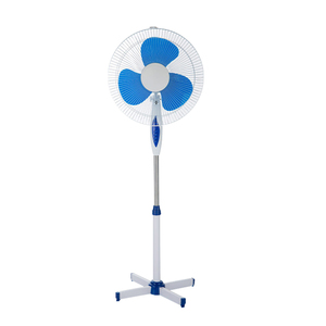 พัดลมตั้งพื้นแบบขาตั้งไขว้ พัดลมไฟฟ้าแบบตั้งพื้น ใบพัดสามใบ สำหรับผู้ค้าส่ง - Product Image 1