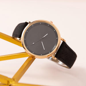 Venta caliente relojes para estudiantes al por mayor estilo minimalista correa de cuero reloj de cuarzo unisex - Product Image 6