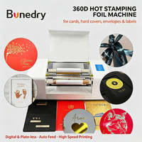 Machine automatique de marquage à chaud 360D, format d'impression A3, feuille d'impression 300 dpi pour couvertures rigides graphiques et cartes