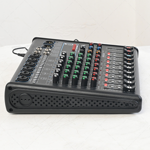 Mezcladora de Audio de 6 Canales, Mini Consola de Mezcla de Sonido, Controlador de <span class=keywords><strong>DJ</strong></span> con DSP, USB, Bluetooth para Espectáculos en Vivo - Product Image 3