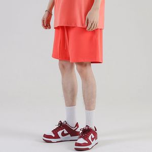 Shorts de sport pour adultes 380gsm de haute qualité 69% coton31% polyester garçons shorts vierges d'été logo personnalisé conception personnalisée - Product Image 5