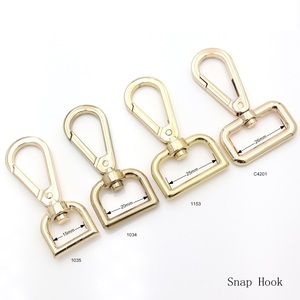 Quảng Châu Phụ Kiện <span class=keywords><strong>D</strong></span> Vòng Xoay Clasp Hook Cho Túi Da Phần Cứng - Product Image 1