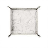 Plateau à dés pliable en cuir PU, design marbre, fait main, écologique, personnalisé, pour jeux de société - Vente en gros