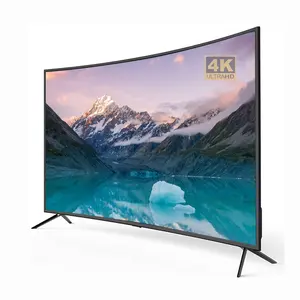 全新75英寸曲面电视金属框架电视4k智能电视安卓11.0功能75英寸曲面电视