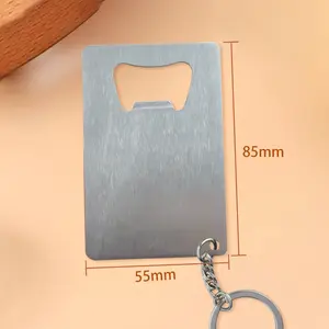 LOGO Dụng Cụ Mở Nắp Chai Thẻ Bài Kinh Doanh Thăng Hoa In Bằng Thép Không Gỉ Bằng Kim Loại Tùy Chỉnh - Product Image 1