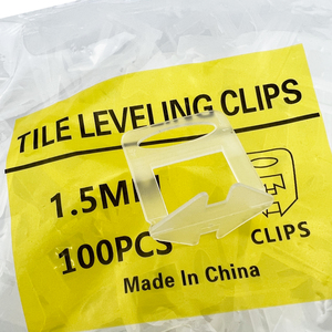 Clips <span class=keywords><strong>de</strong></span> nivellement <span class=keywords><strong>de</strong></span> carreaux réutilisables en plastique, 1.5MM, 100 pièces, entretoises pour l'installation <span class=keywords><strong>de</strong></span> carreaux <span class=keywords><strong>de</strong></span> sol et <span class=keywords><strong>de</strong></span> mur, pour la construction et la rénovation <span class=keywords><strong>de</strong></span> la maison - Product Image 3