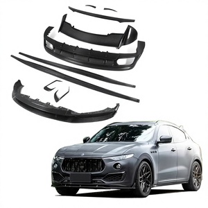 YICKU Kit carrozzeria PK Top Ranking per Maserati Levante in fibra di carbonio Body Kit zigolo anteriore Tuyere diffusore posteriore alettone <span class=keywords><strong>superiore</strong></span> <span class=keywords><strong>2016</strong></span> + - Product Image 1