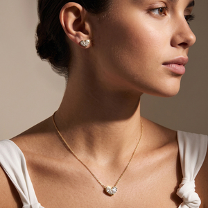 Collana con Pendente in Moissanite, Argento Sterling 925, Placcato Oro 14K, Placcato Rodio, Forma a Cuore, Farfalla, <span class=keywords><strong>Solitario</strong></span>, Colore D, VVS, per Donna - Product Image 3