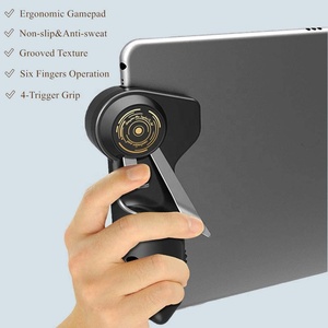 Ponsel untuk kontroler Game PUBG untuk Tablet enam jari Joystick permainan menangani tombol bidik L1R1 penembak Gamepad pelatuk - Product Image 5