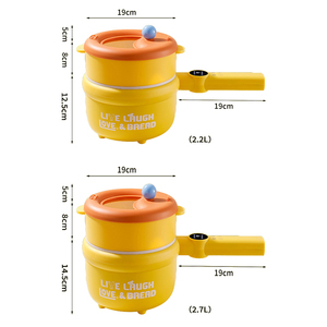 Nồi lẩu điện YUEDISI mới về, dung tích 2.2L, bếp điện <span class=keywords><strong>mini</strong></span> có lớp phủ chống dính, đa chức năng, tiện dụng khi đi du lịch - Product Image 6