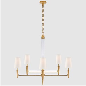 Lampadario lanterna da soffitto Ian K. Fowler <span class=keywords><strong>Presidio</strong></span> 1, 18 pollici, in ottone anticato lucidato a mano - Product Image 4