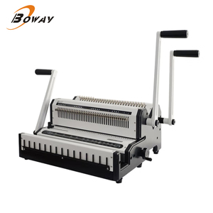 Boway WW2500 Lược Xoắn Ốc Đục Lỗ Dây Xoắn Ốc Cuộn Dây Xoắn Ốc Và Đôi Ràng Buộc Vòng Máy Đóng Gáy Hoàn Hảo - Product Image 1