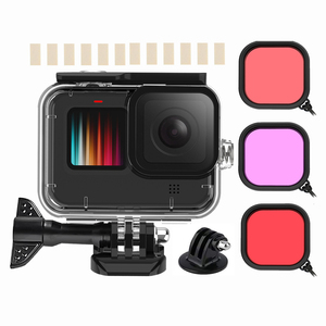Kit de Accesorios para <span class=keywords><strong>GoPro</strong></span> <span class=keywords><strong>Hero</strong></span> 12 11 10 9 <span class=keywords><strong>8</strong></span> 7 6 5 Black, Carcasa Impermeable, Protector de <span class=keywords><strong>Pantalla</strong></span> de Vidrio Templado para Accesorios <span class=keywords><strong>GoPro</strong></span> - Product Image 5