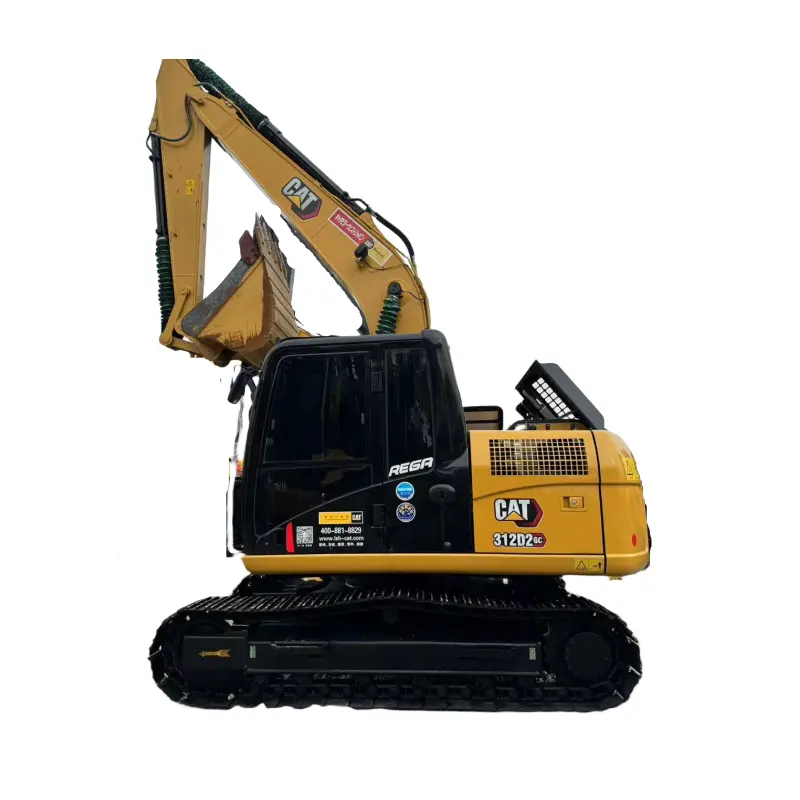 2022 Low Working Hours Used Excavator 12Tons Caterpillar 312D2GC Japan Original Second Hand Machine Excavators CAT312 for Sale